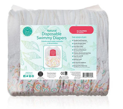 Little Toes Natural Disposable Swimmy Diapers - 24 Count